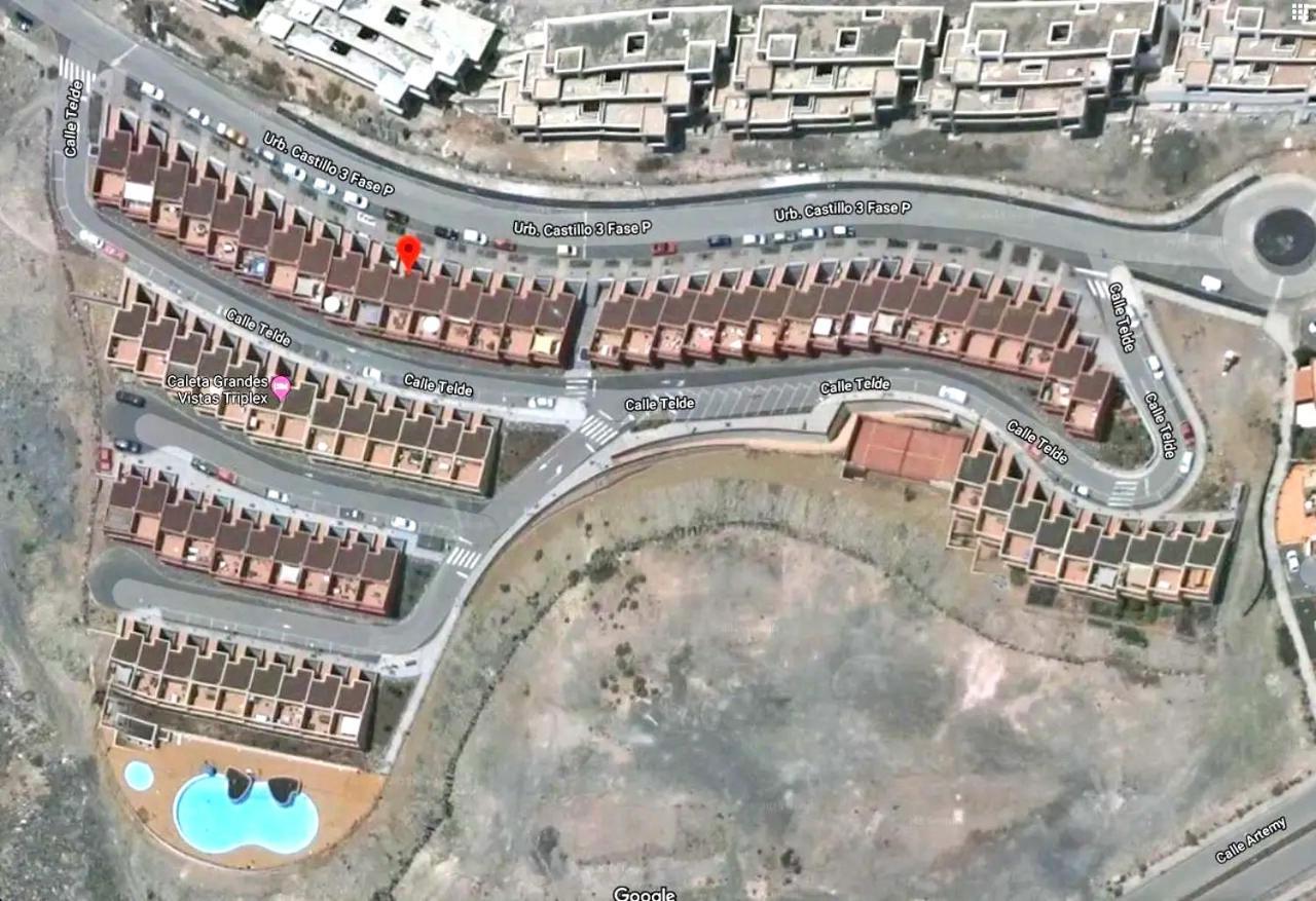 Ferienhaus Casa Caleta - Caleta Fuste - Meerblick - Pool - Glasfaserinternet Caleta De Fuste Esterno foto
